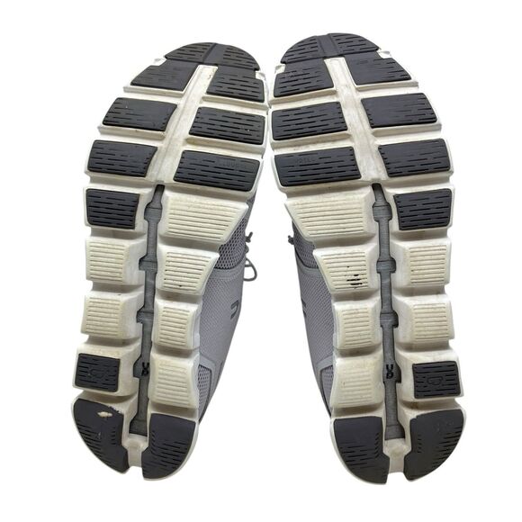 On Cloud 5 Mens 9.5 Gray White Lightweight Running Shoes Repaired 59.98909 - Picture 7 of 13